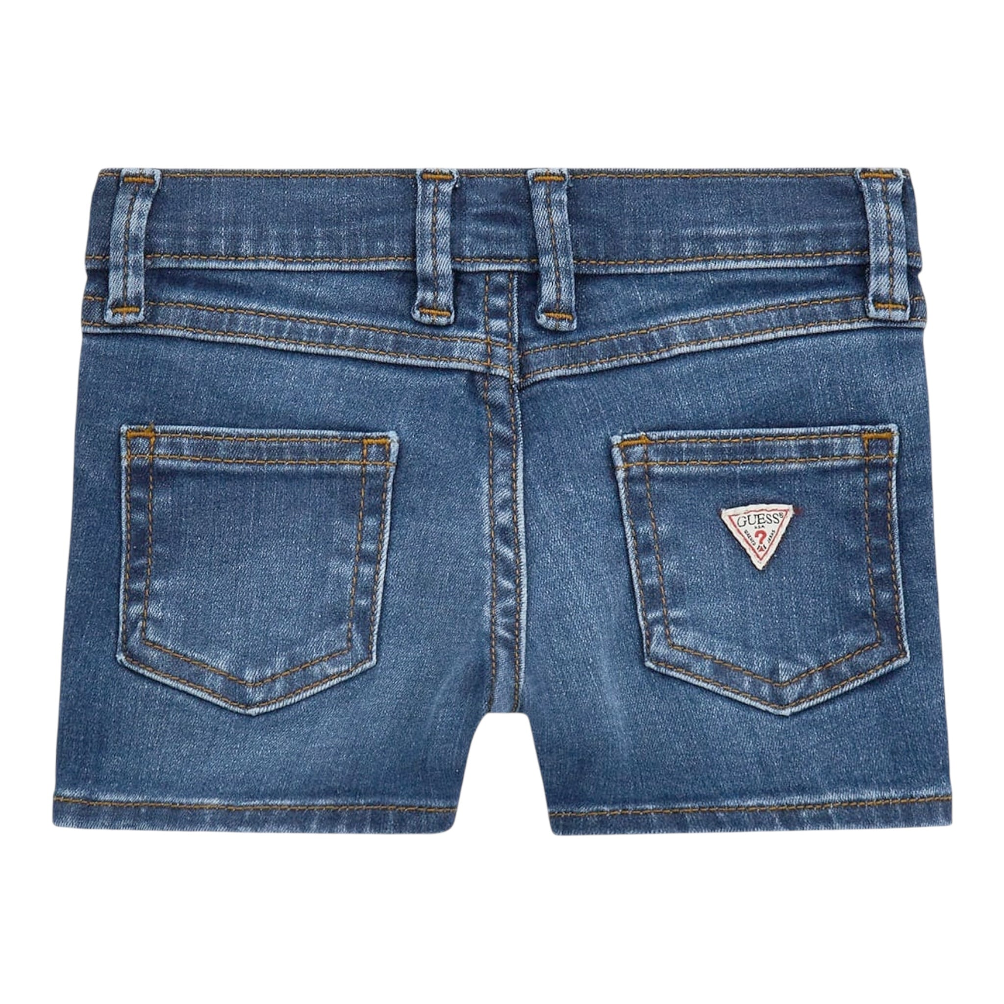 Guess Bermuda Tinta Unita In Denim per Neonato K4RD09D4CA0 BLU GUESS 