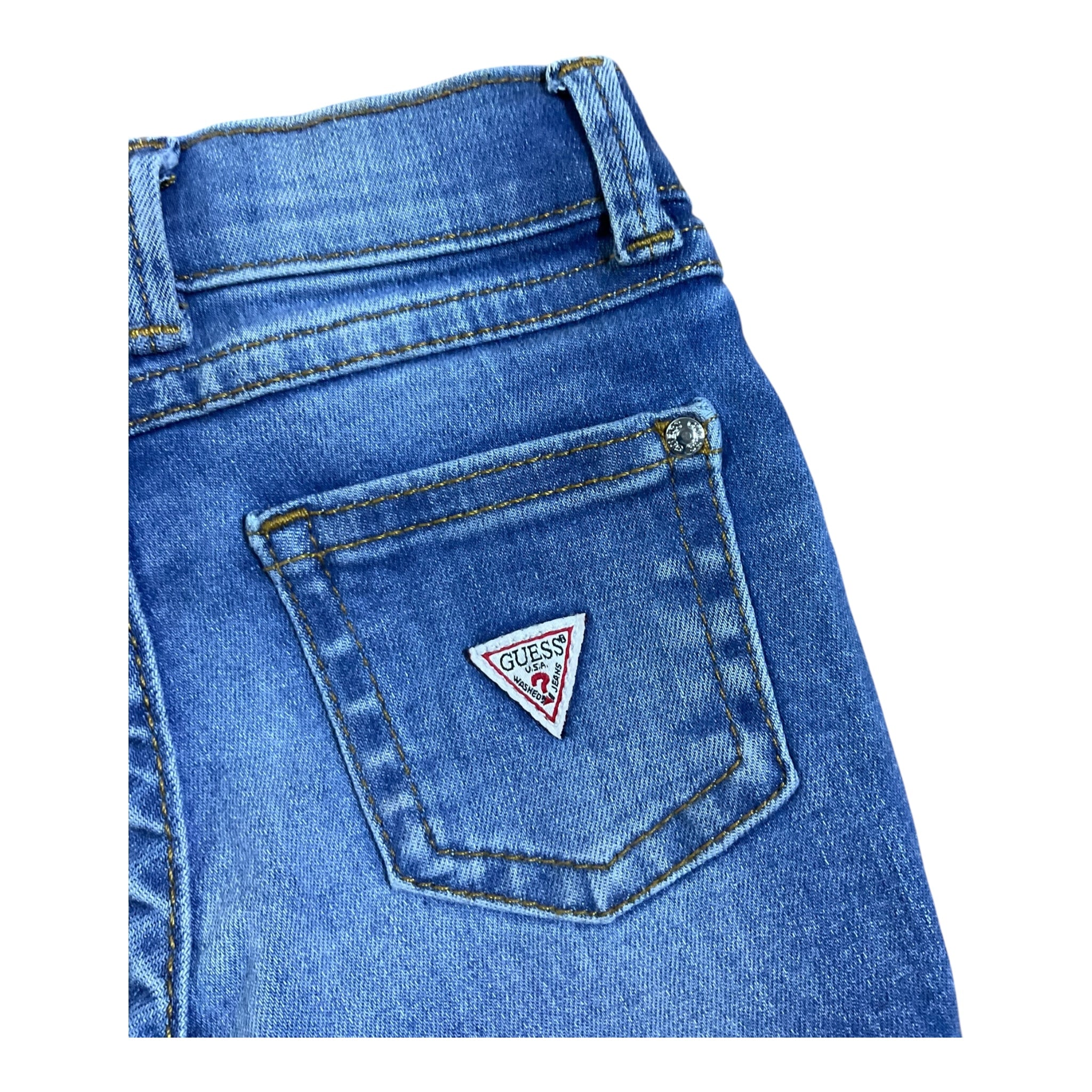 Guess Bermuda Tinta Unita In Denim per Neonato K4RD09D4CA0 BLU GUESS 