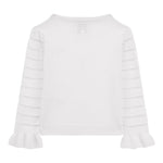 Guess Cardigan Tinta Unita con Trasparenze per Bambina K4RR03Z3CJ0 BIANCO GUESS 