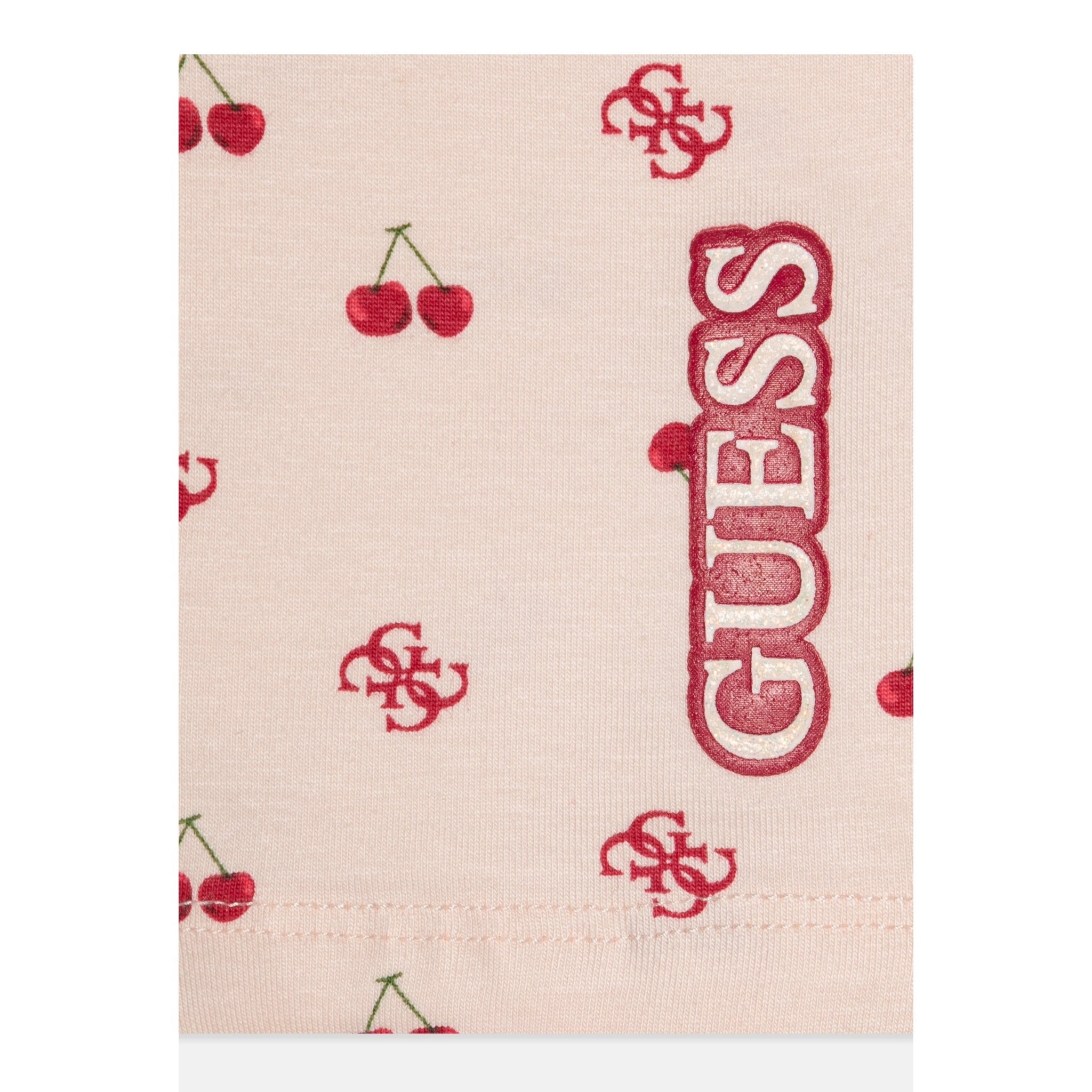 Guess Leggins Tinta Unita con Stampa per Neonata K5GB00J1314N ROSA GUESS 