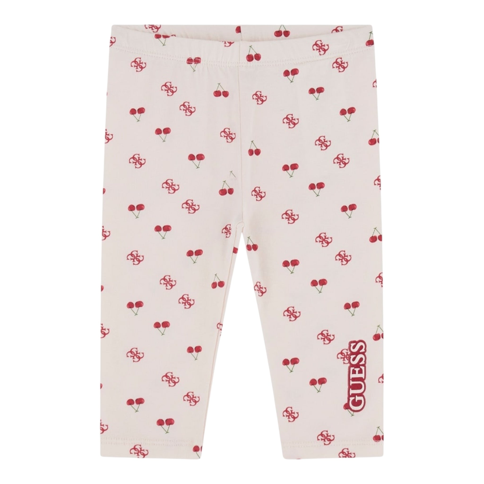 Guess Leggins Tinta Unita con Stampa per Bambina K5GB00J1314 ROSA GUESS 