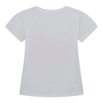 Guess T-Shirt Girocollo Tinta Unita con Stampa per Neonata K5GI01K6YW4N BIANCO GUESS 