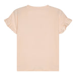 Guess T-Shirt Gircollo Tinta Unita con Stampa per Neonata K5GI02K6YW4 ROSA GUESS 