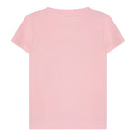 Guess T-Shirt Girocollo Tinta Unita con Logo per Bambina K5RI00K6YW4XXJ ROSA GUESS 