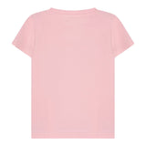 Guess T-Shirt Girocollo Tinta Unita con Logo per Bambina K5RI00K6YW4XXJ ROSA GUESS 