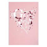 Guess T-Shirt Girocollo Tinta Unita con Logo per Bambina K5RI00K6YW4XXJ ROSA GUESS 