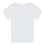 Guess T-Shirt Tinta Unita con Stampa per Bambina K5RI00K6YW BIANCO GUESS 