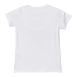 Guess T-Shirt Girocollo Tinta Unita con Stampa per Bambina K5RI06K6YW4J BIANCO GUESS 