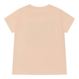 Guess T-Shirt Girocollo Tinta Unita con Stampa per Bambina K5RI06K6YW4J ROSA GUESS 