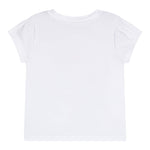 Guess T-Shirt Tinta Unita con Stampa per Neonata K5RI14K6YW4X BIANCO GUESS 