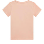Guess T-Shirt Tinta Unita con Stampa E Paillettes per Bambina K5RI16K6YW4X ROSA GUESS 