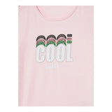Guess T-Shirt Tinta Unita con Stampa per Bambina K5RI17K6YW4 ROSA GUESS 