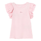 Guess T-Shirt Tinta Unita con Tulle per Neonata K5RI22K6YW4NXX ROSA GUESS 