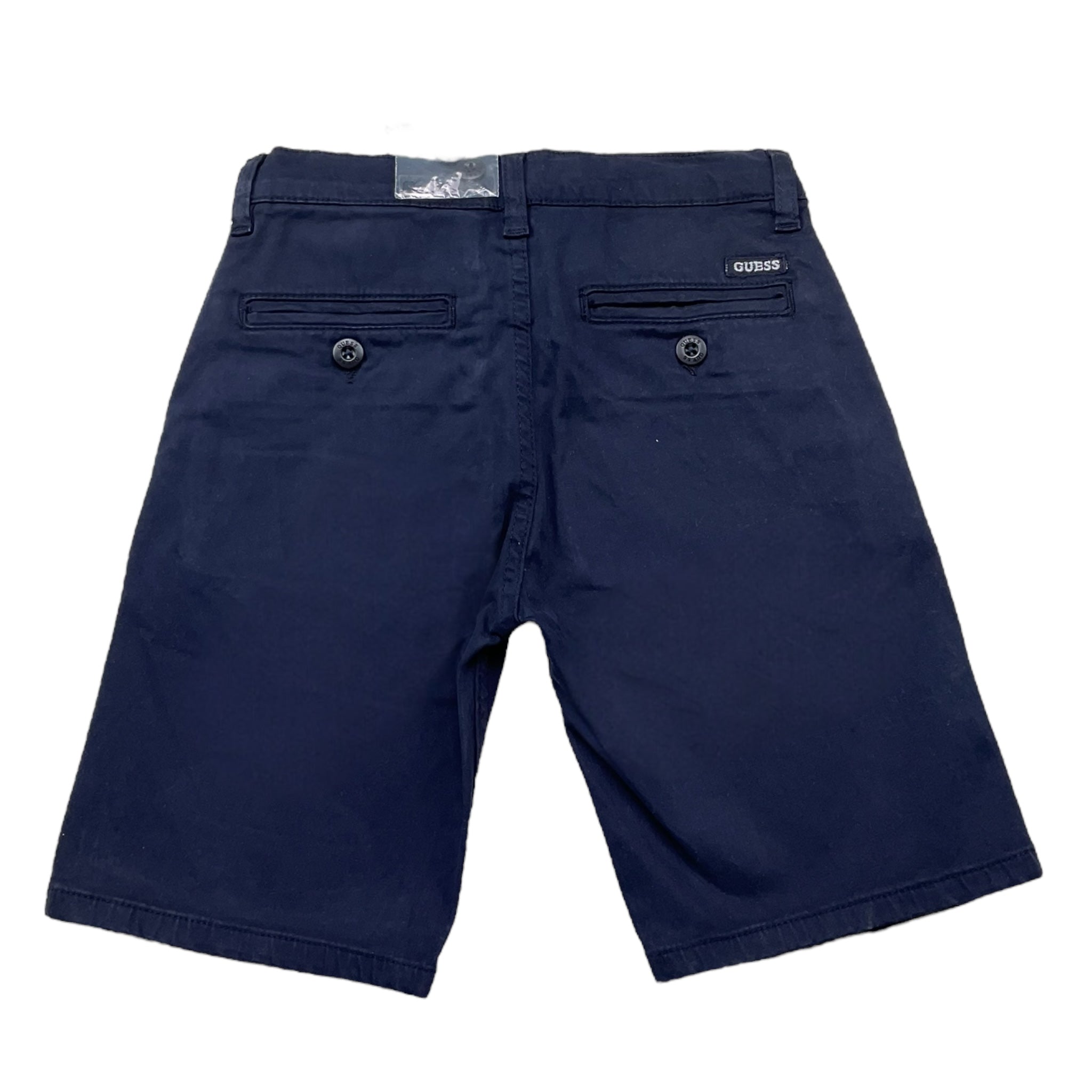 Guess Bermuda Tinta Unita con Girovita Regolabile per Bambino L4RD06WFPMA BLU GUESS 