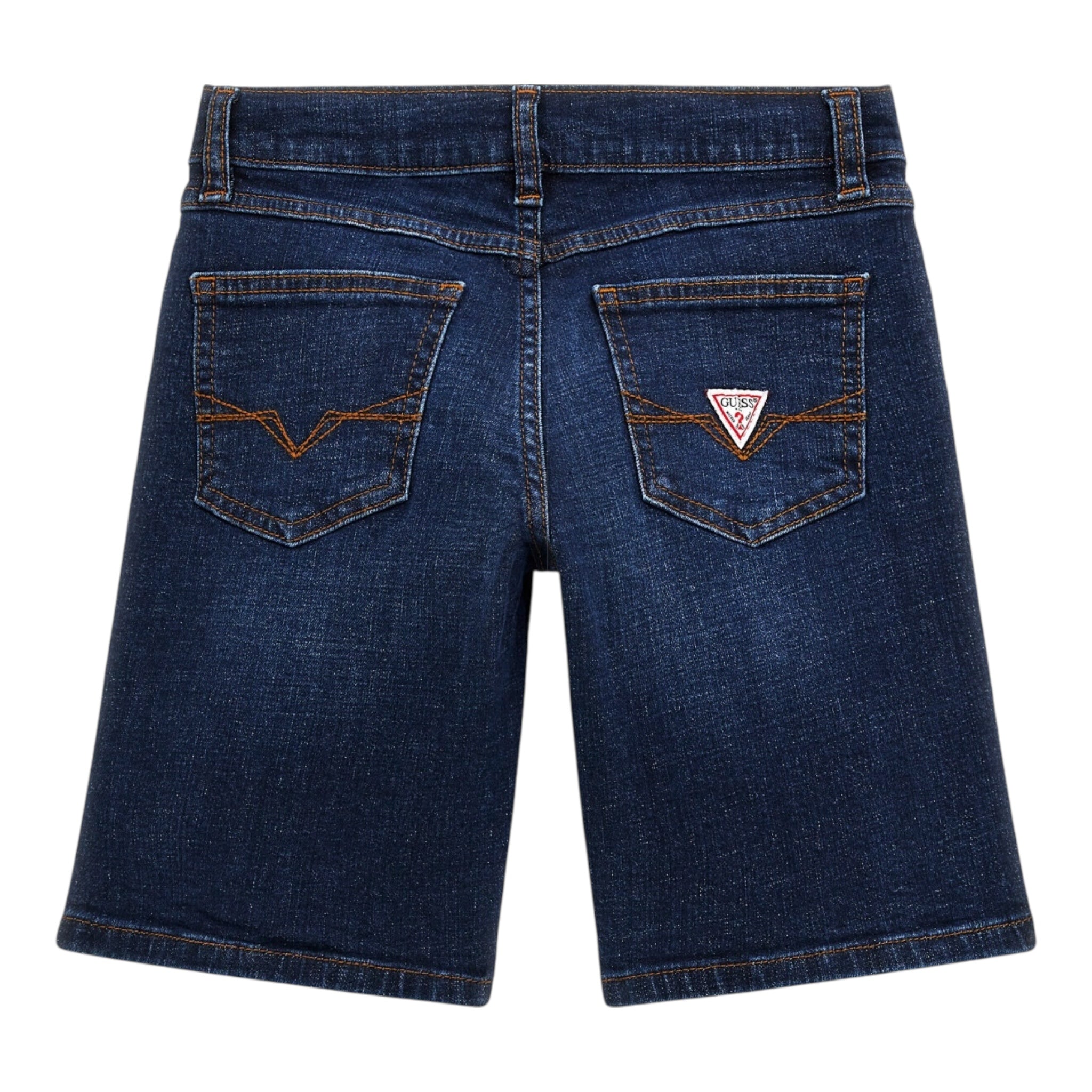Guess Bermuda In Denim Tinta Unita per Bambino L4RD12D52Z0 BLU GUESS 