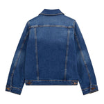 Guess Giubbino In Denim Tinta Unita per Bambino L4RL07D4GV0 BLU GUESS 