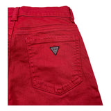 Guess Bermuda Tinta Unita con Girovita Regolabile per Bambino N1RD03WE620 ROSSO GUESS 