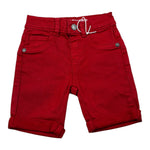 Guess Bermuda Tinta Unita con Girovita Regolabile per Neonato N1RD03WE620X ROSSO GUESS 