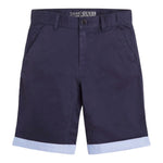 Guess Bermuda Tinta Unita con Girovita Regolabile per Bambino N2RD02WEHD0 BLU GUESS 
