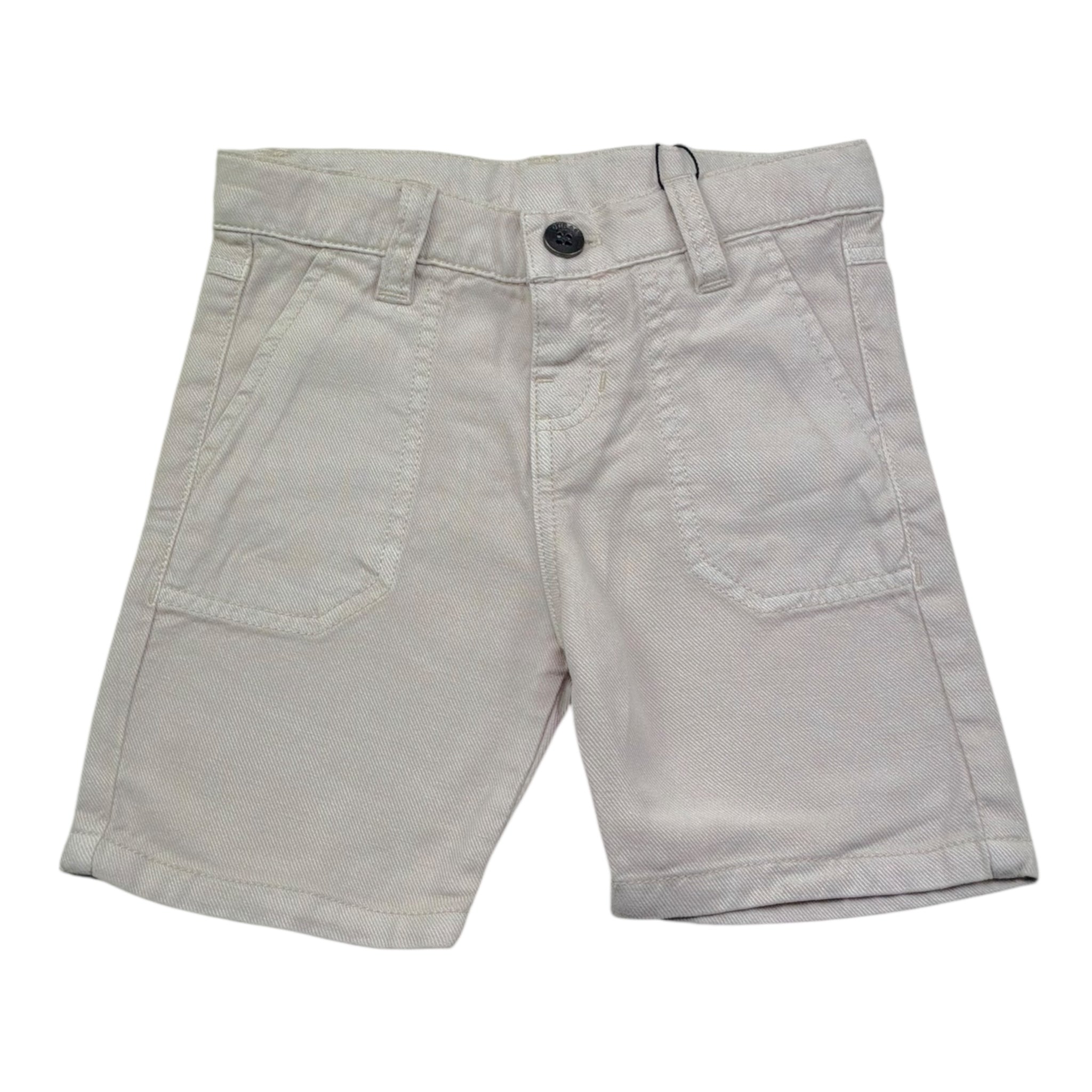 Guess Bermuda Tinta Unita con Girovita Regolabile per Neonato N5GD07WHAR0 BEIGE GUESS 