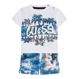 Guess Completo 2 Pezzi Tinta Unita T-Shirt-Bermuda per Bambino N5GG13K8HM4 BIANCO GUESS 