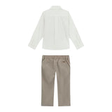 Guess Completo 3 Pezzi Camicia-Pantalone-Papillions per Neonato N5RG03WGTW0 SABBIA GUESS 