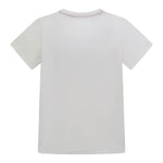 Guess T-Shirt Girocollo Tinta Unita con Stampa per Bambino N5RI00K8HM4JX BIANCO GUESS 