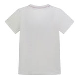 Guess T-Shirt Girocollo Tinta Unita con Stampa per Bambino N5RI00K8HM4JX BIANCO GUESS 