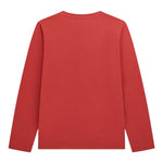 Guess Shirt Girocollo Tinta Unita con Stampa per Neonato N5RI01K8HM4 ROSSO GUESS 