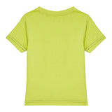 Guess T-Shirt Girocollo Tinta Unita con Stampa per Neonato N5RI15K8HM4X VERDE GUESS 