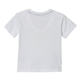 Guess T-Shirt Girocollo Tinta Unita con Stampe per Neonato N5RI23K8HM4 BIANCO GUESS 