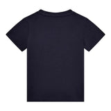 Guess T-Shirt Girocollo Tinta Unita con Stampe per Neonato N5RI23K8HM4 BLU GUESS 