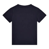 Guess T-Shirt Girocollo Tinta Unita con Stampe per Neonato N5RI23K8HM4NX BLU GUESS 