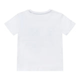 Guess T-Shirt Girocollo Tinta Unita con Stampe per Bambino N5RI23K8HM4X BIANCO GUESS 