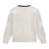 Guess Carsigan Tinta Unita con Stampa per Bambino N5RR02Z3MC0 BIANCO GUESS 