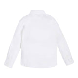 Guess Camicia Tinta Unita con Logo per Neonato N81H09WE5W0 BIANCO GUESS 