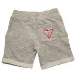 Guess Bermuda Tinta Unita con Logo per Neonato N93Q18KAUG0 GRIGIO GUESS 