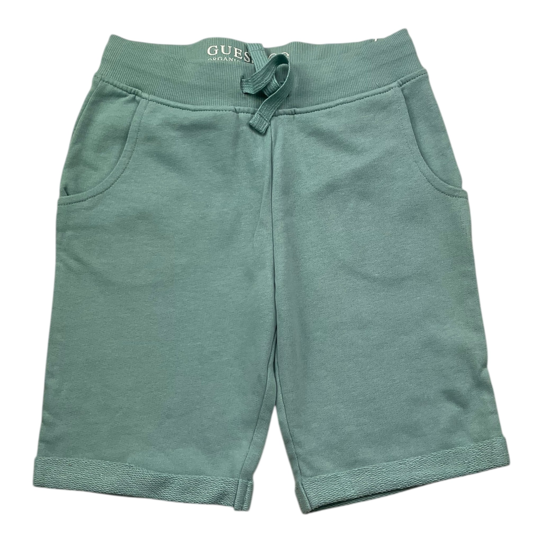 Guess Bermuda Tinta Unita con Logo per Bambino N93Q18KAUG0X VERDE GUESS 