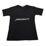 Hinnominate T-Shirt Girocollo tinta unita con Stampa Logo Nero per Bambino 3632M0018 NERO HINNOMINATE 