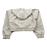 Hinnominate Felpa Tinta Unita Con Zip E Cappuccio Beige Per Bambina 3645FY00067 BEIGE HINNOMINATE 