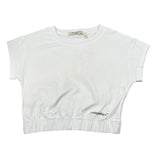 Hinnominate T-Shirt Girocollo tinta unita con Stampa Bianco per Bambina 3646M0114 BIANCO HINNOMINATE 