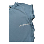 Hinnominate T-Shirt Tinta Unita con Arricci Laterali per Bambina 3646MY00199X AZZURRO POLVERE HINNOMINATE 
