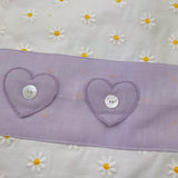 I Delfi Coperta Bicolore con Applicazioni per Neonata 25P5065 BIANCO I DELFI 