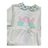 I Delfi Completo 2 Pezzi Shirt-Ghettina Tinta Unita per Neonata 25P5141 BIANCO I DELFI 