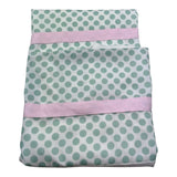 I Delfi Coperta Tinta Unita Fantasia Pois E Ricami per Neonata 25P5145 BIANCO I DELFI 