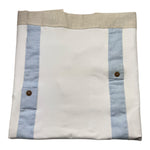 I Delfi Coperta Tinta Unita con Fantasia per Neonato 25P5235 BIANCO I DELFI 