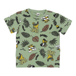 I Do T-Shirt Girocollo Tinta Unita con Stampa per Neonato 4B460 VERDE I DO 