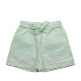 I Do Short Tinta Unita con Microfantasia per Bambina 4B530 VERDE I DO 