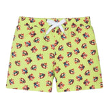 I Do Costume Modello Bermuda Tinta Unita con Stampa per Bambino 4B954 VERDE ACIDO I DO 