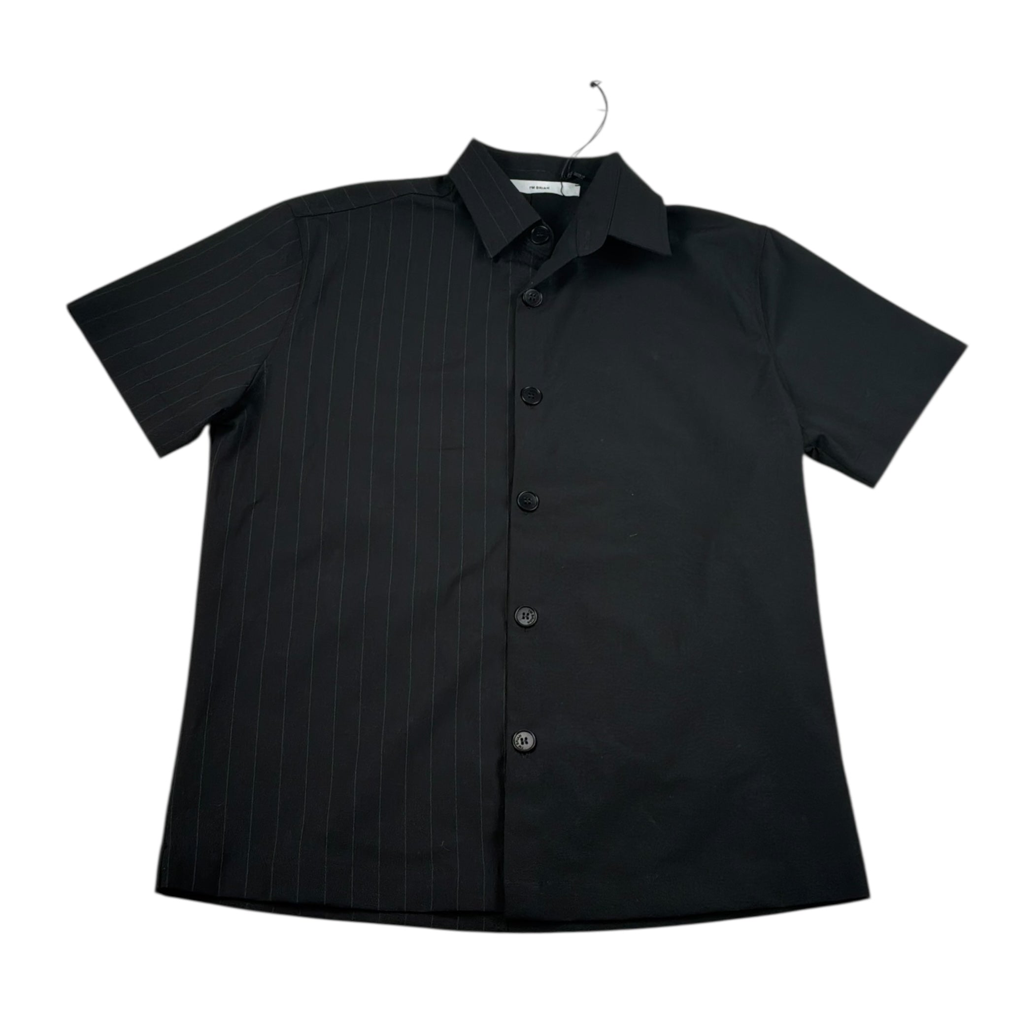 I'Am Brian Camicia Mezza Manica Tinta Unita per Neonato CA3293JXN NERO I'AM BRIAN 